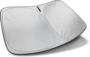 Autotech Park Foldable Sunshade Compatible with 2008-2017 Mitsubishi Lancer Sedan, UV Reflective and Easy Storage, Custom-fit Car Windshield Sun Shade