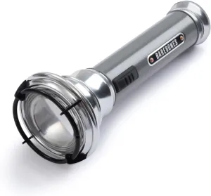 Barebones Vintage Flashlight - Slate Gray, USB Rechargeable LED Flashlight, 15-Hour Run Time, 170 Lumens, Compact and Durable, Water-Resistant Camping Gear and Hiking Accessory