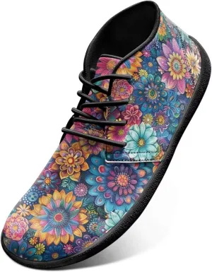 Barefoot Shoes for Women or Men Waterproof Leather Wide Toe Box Shoes for Women