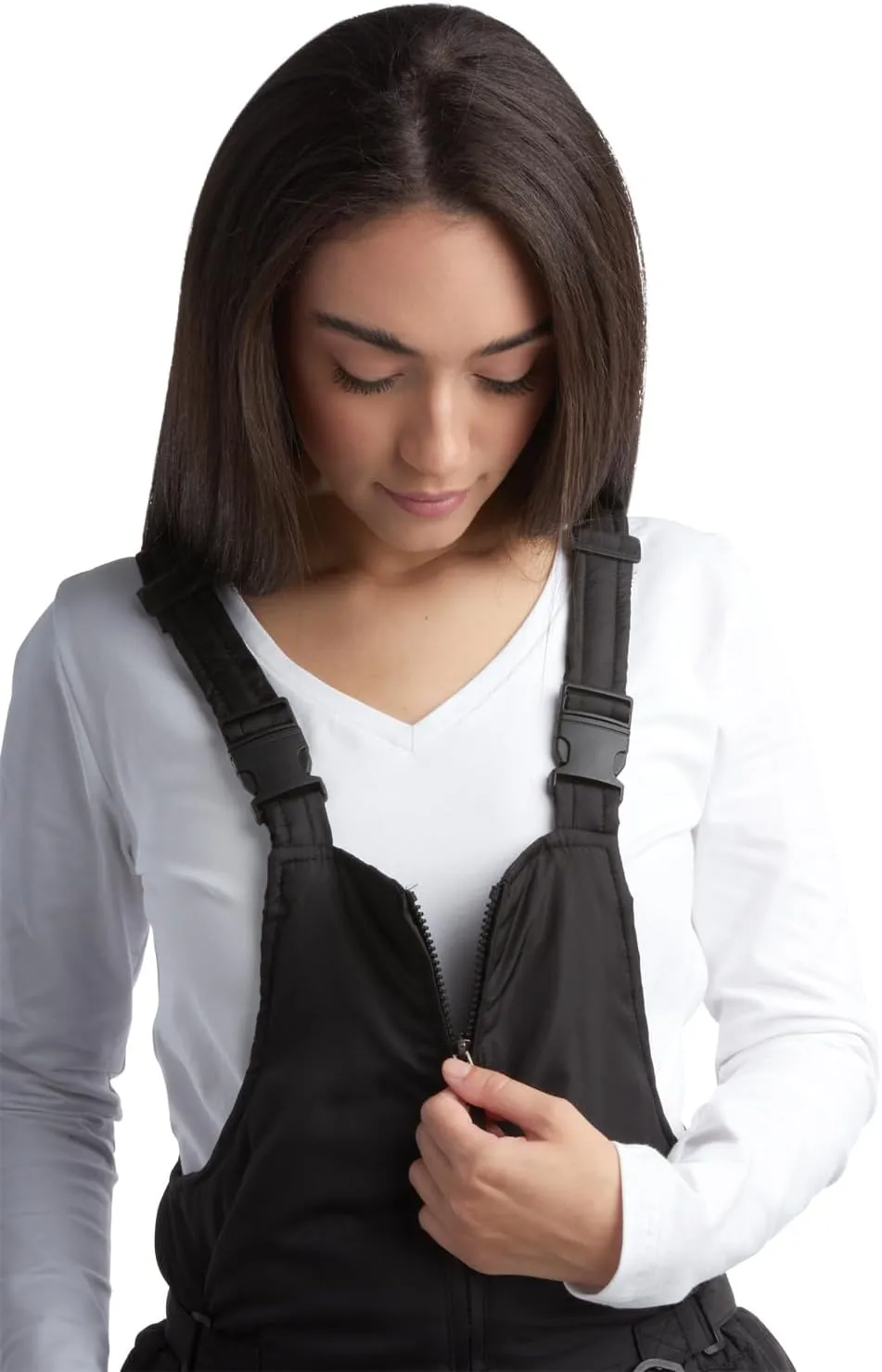 Bass Creek Outfitters Women’s Ski Pants - Insulated Waterproof Snow Bib Overalls (Size: S-3X)