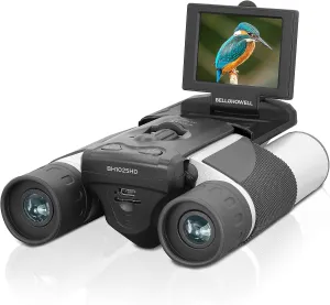 Bell Howell BH1025HD 10x25 Binoculars with 2.5K HD Digital Camera