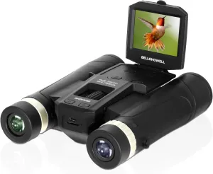 BELL HOWELL BH2K1032 10x32 Binoculars w/2.7K Quad HD Video Camera