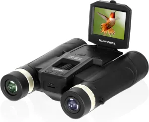 BELL HOWELL BH2K1032 10x32 Binoculars w/2.7K Quad HD Video Camera