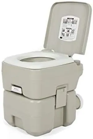 Best Choice Products Camping Hiking Dual Spray Jets Travel Outdoor Portable Toilet, 5 gallon