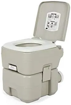 Best Choice Products Camping Hiking Dual Spray Jets Travel Outdoor Portable Toilet, 5 gallon
