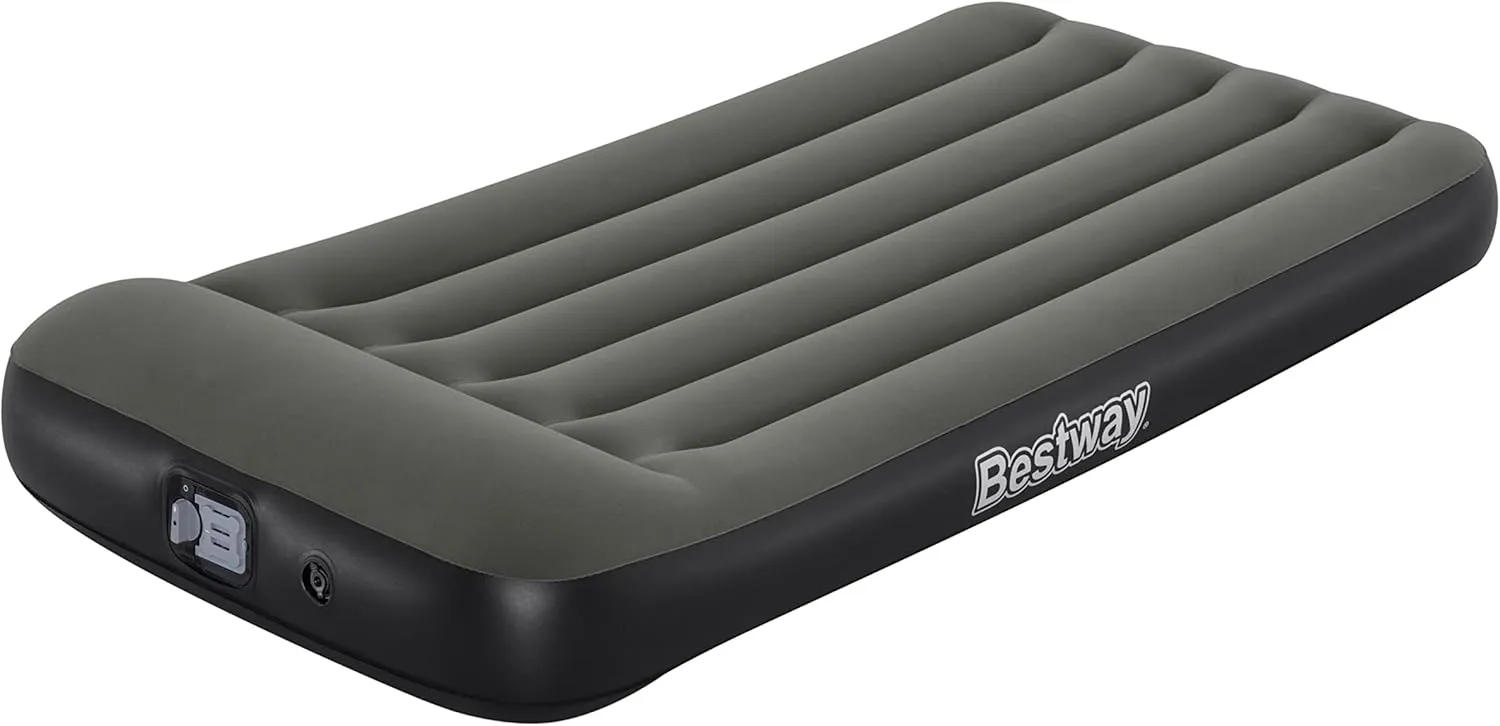 BESTWAY Tritech Airbed Twin Built-in Battery Power Pump 188cm x 99cm x 30cm