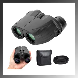 Binoculars High-Resolution 12 x 25 Optics Clear Vision Compact Size Outdoor Camping, Travel, Hiking, Bird Watching, Adventure, Education, Wildlife, Nature Exploration