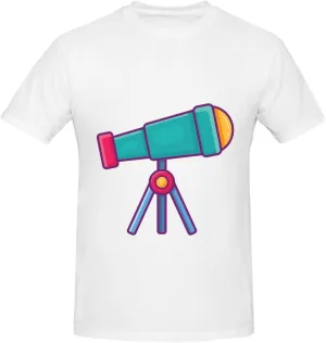 Binoculars T-Shirt Cotton Short Sleeve for Men Women T-Shirt