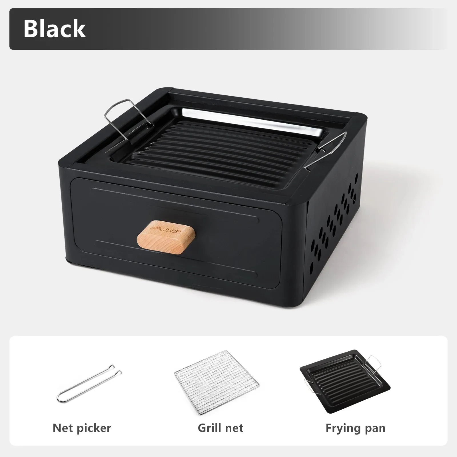 BISINNA Multi-functional Camping Stove BBQ Charcoal Grill Portable Burner Outdoor Camp Picnic