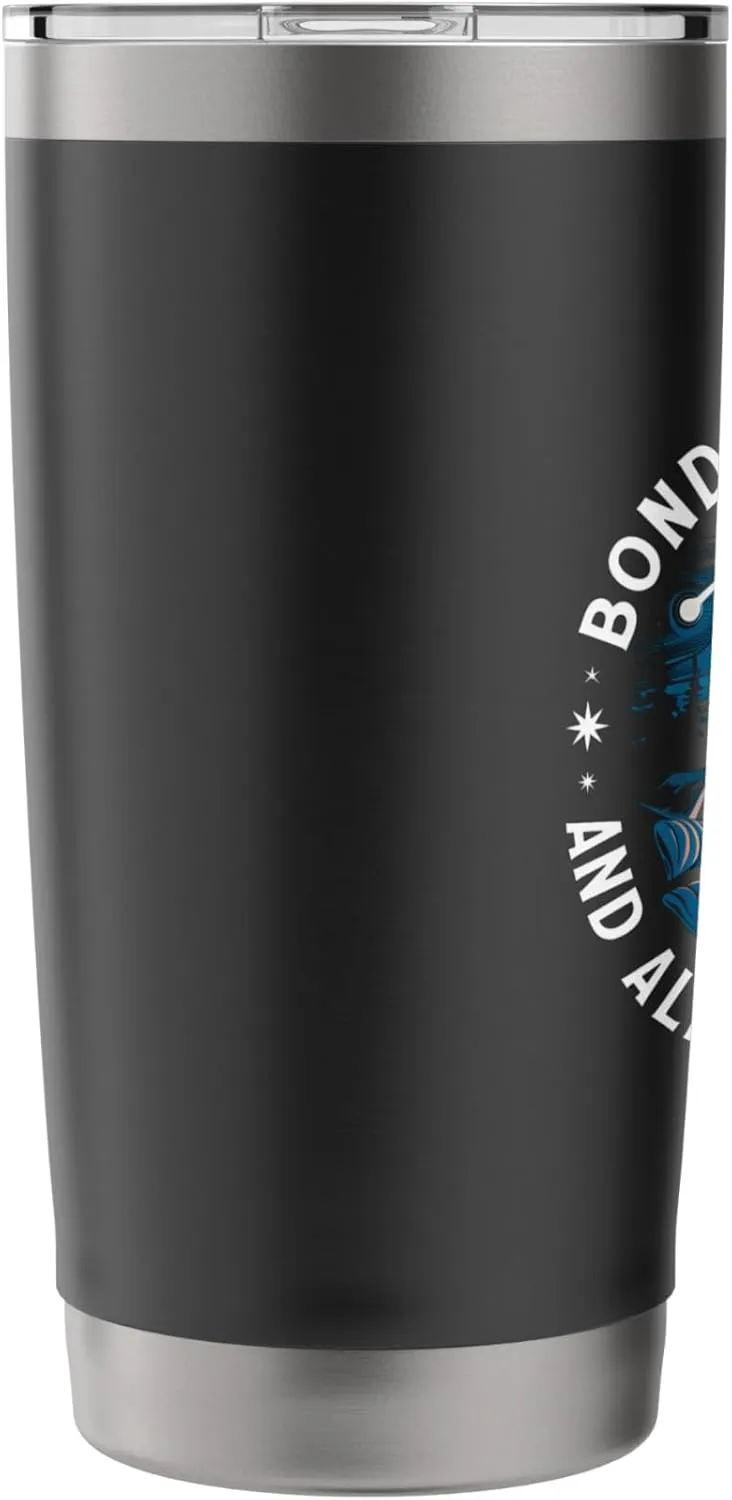 Bonded by Stars and Alpine Campsites Alpine Camping Stainless Steel Insulated Tumbler