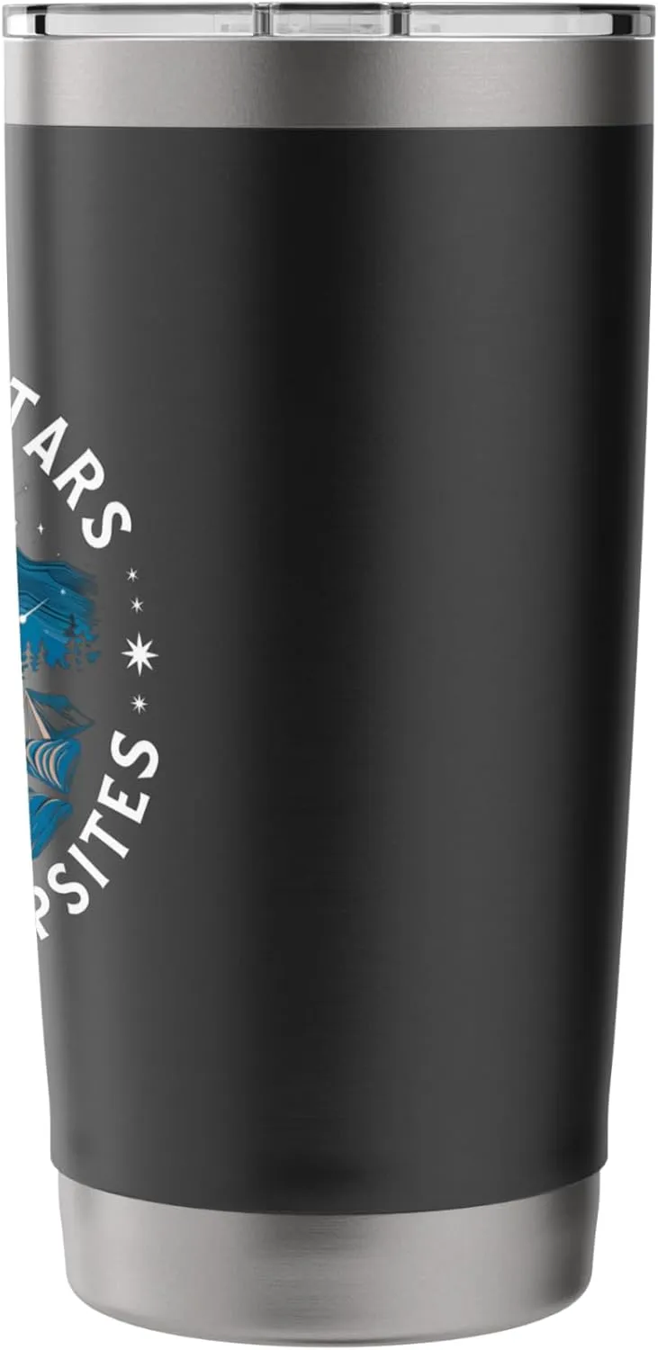 Bonded by Stars and Alpine Campsites Alpine Camping Stainless Steel Insulated Tumbler