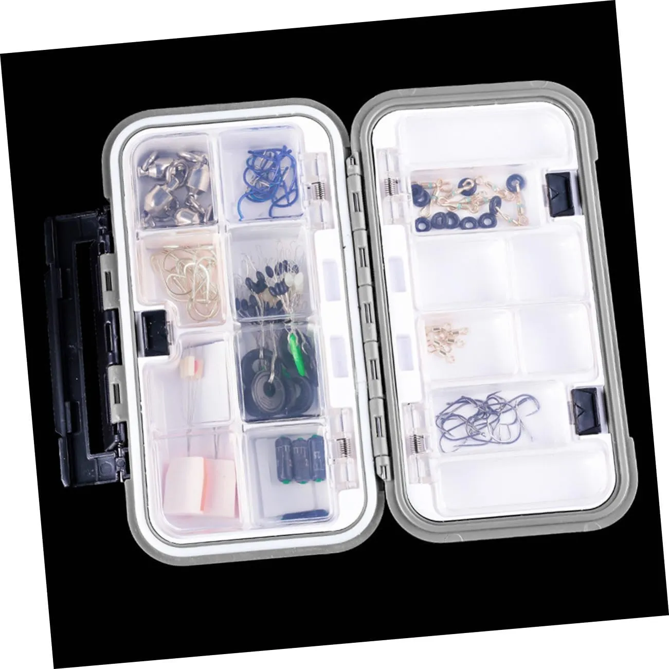 Box Squid Gray Swivel Fish Hook Fishing Accessories Fishing Supplies Fishing Bait Storage Fishing Lure