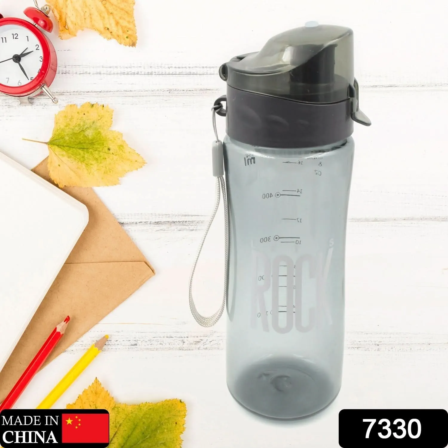 BPA-Free Plastic Water Bottle with Carry Case – Leak-Proof Sports Bottle for Travel, Gym, and Daily Use (1 Pc)