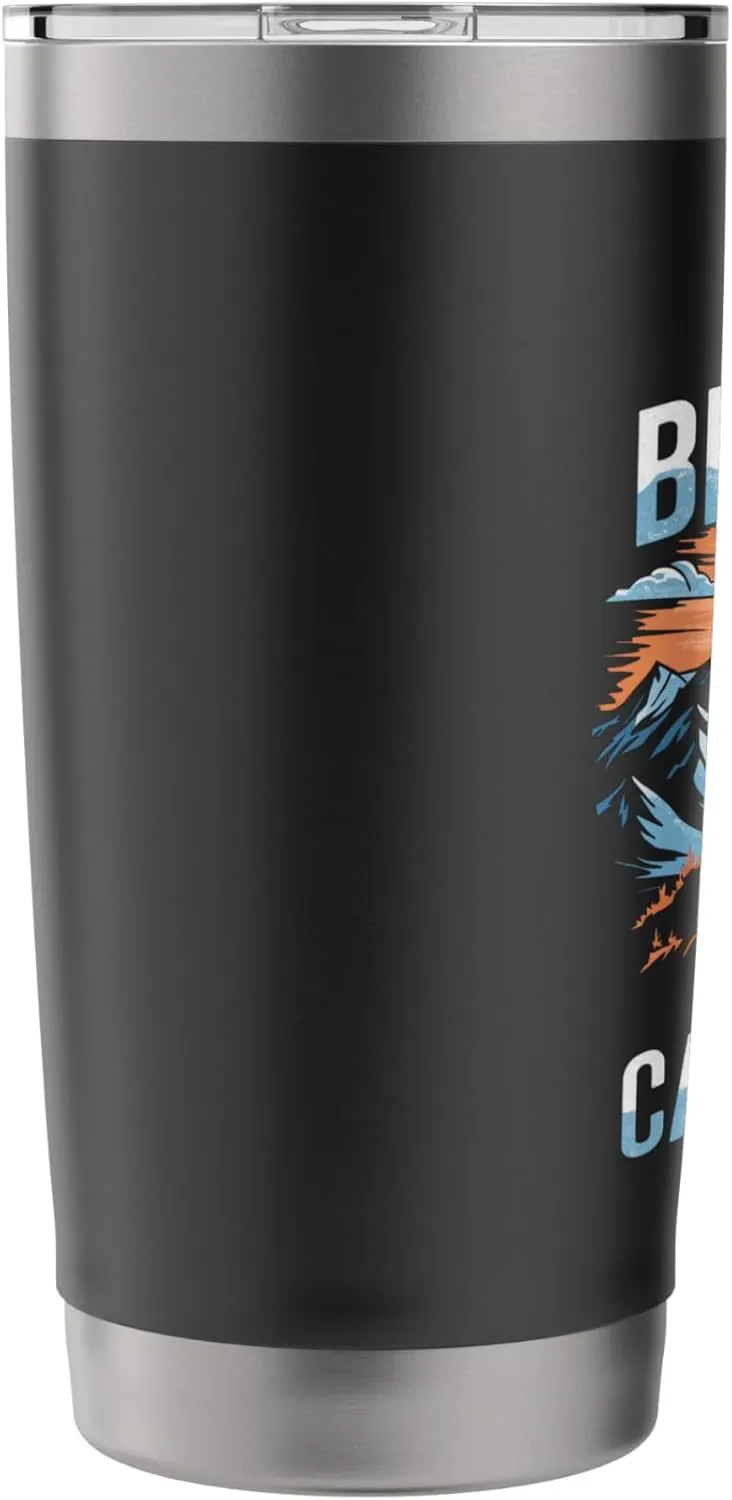 Breathe Deep Alpine Camp Often Alpine Camping Stainless Steel Insulated Tumbler