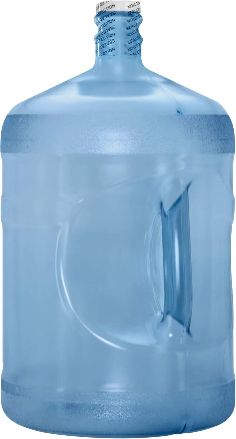 Brio BPA-Free 5 Gallon Plastic Reusable Water Bottle Container with Lid