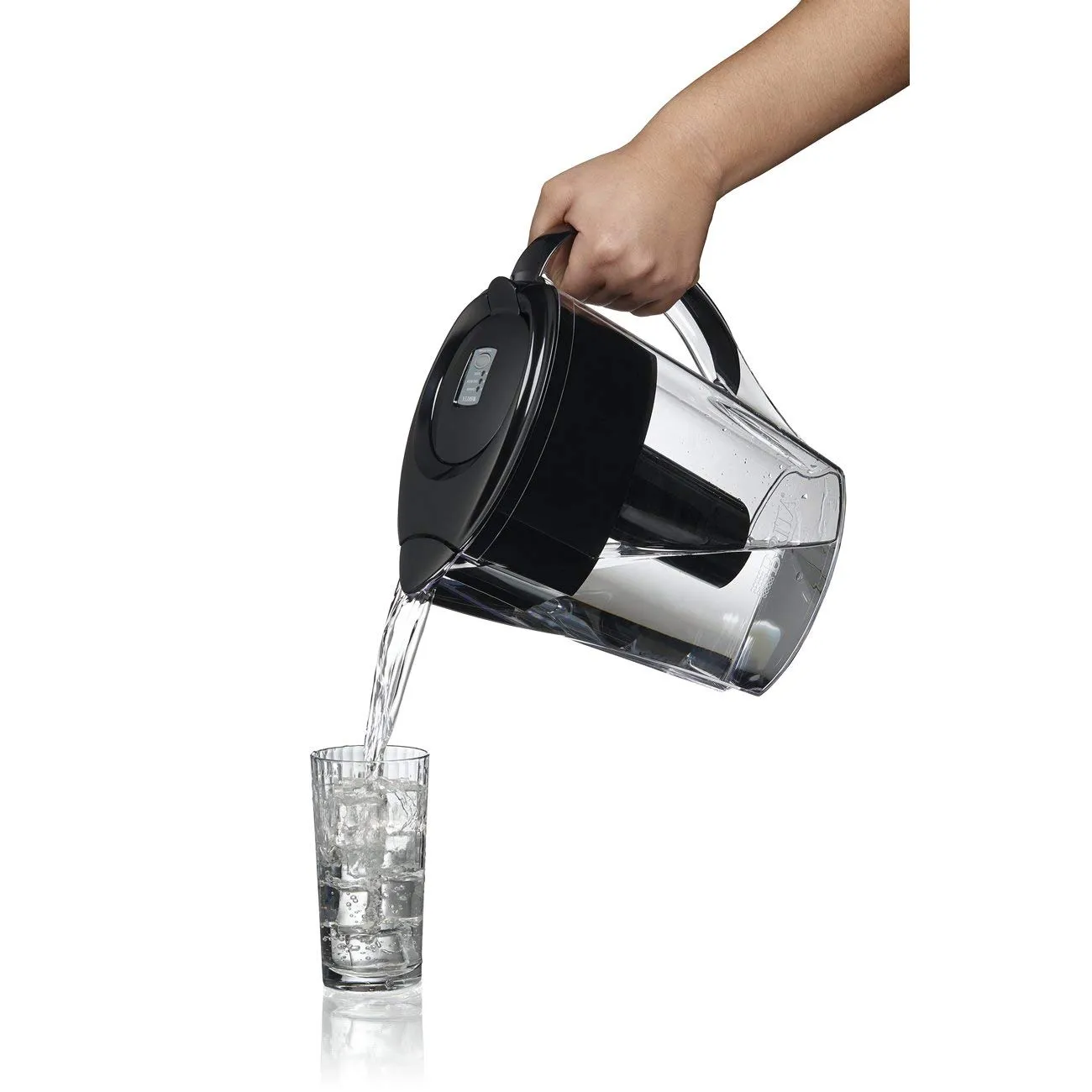 Brita Space Saver Water Filter Pitcher-Black-6 Cup