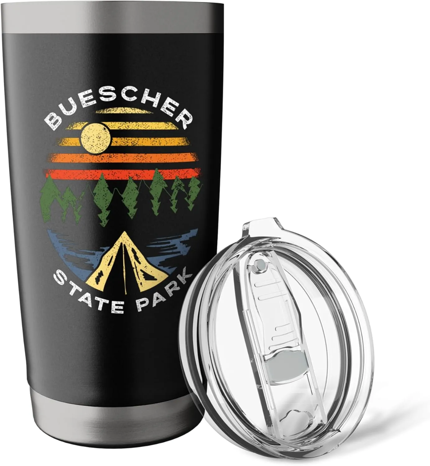 Buescher State Park Texas Camping TX Vacation Souvenir Stainless Steel Insulated Tumbler