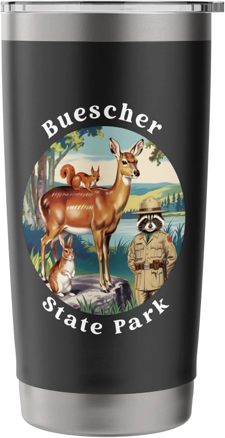 Buescher State Park Texas Outdoors Vacation Souvenir Stainless Steel Insulated Tumbler