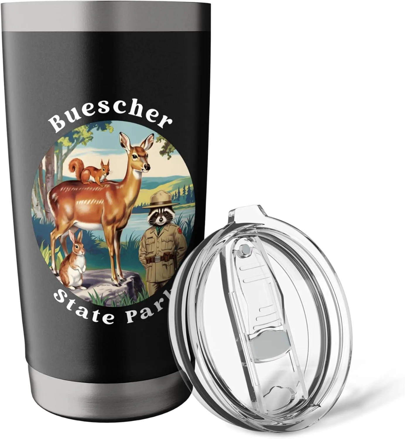 Buescher State Park Texas Outdoors Vacation Souvenir Stainless Steel Insulated Tumbler