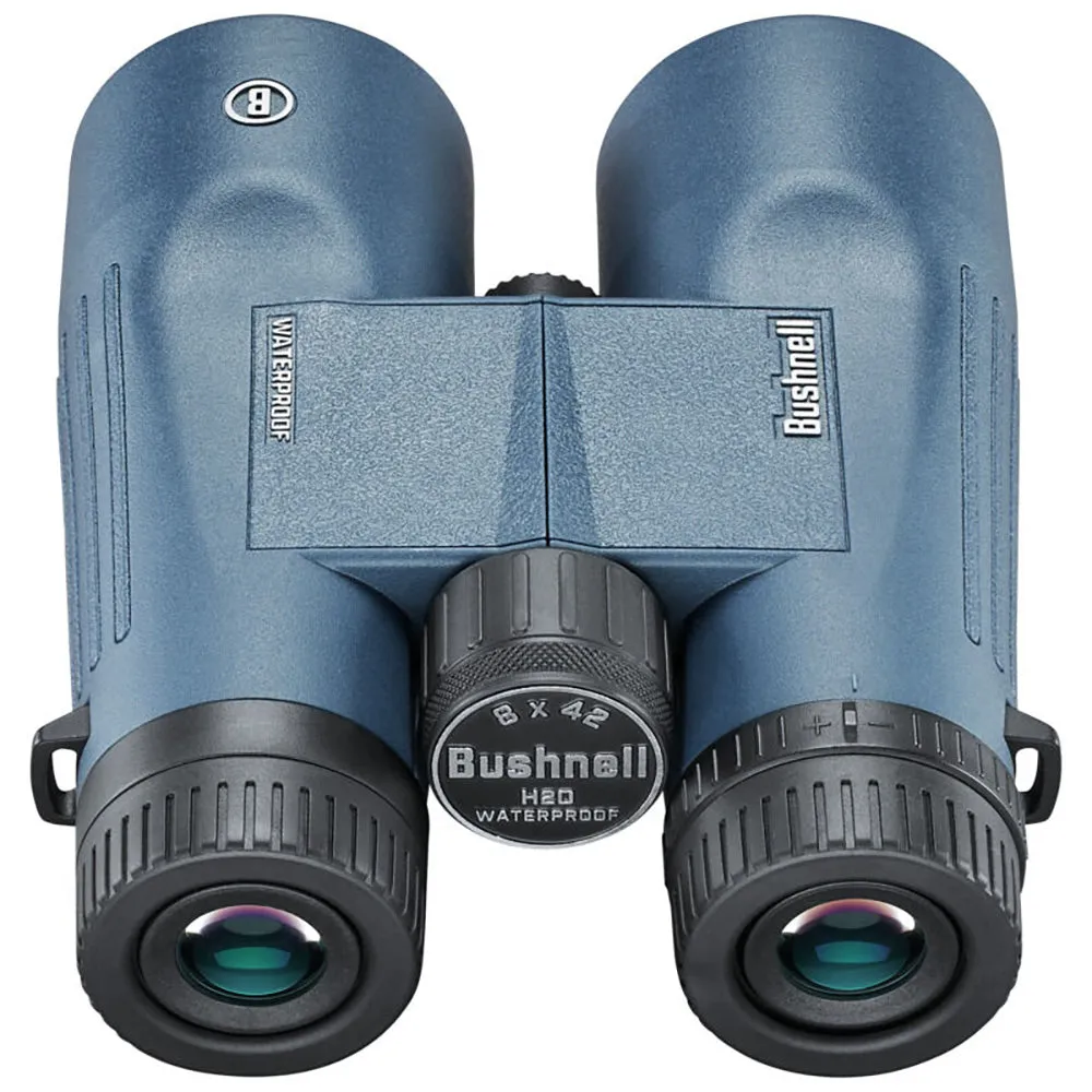 Bushnell 8x42mm H2O Binocular - Dark Blue Roof WP-FP Twist Up Eyecups