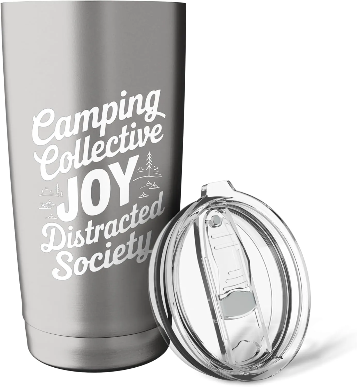 Camping Collective Joy Distracted Society Stainless Steel Insulated Tumbler