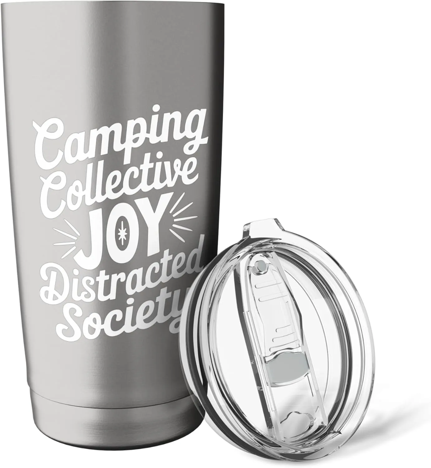 Camping Collective Joy Distracted Society Stainless Steel Insulated Tumbler
