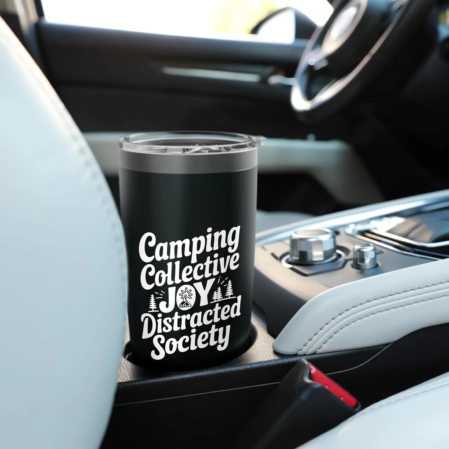 Camping Collective Joy Distracted Society Stainless Steel Insulated Tumbler