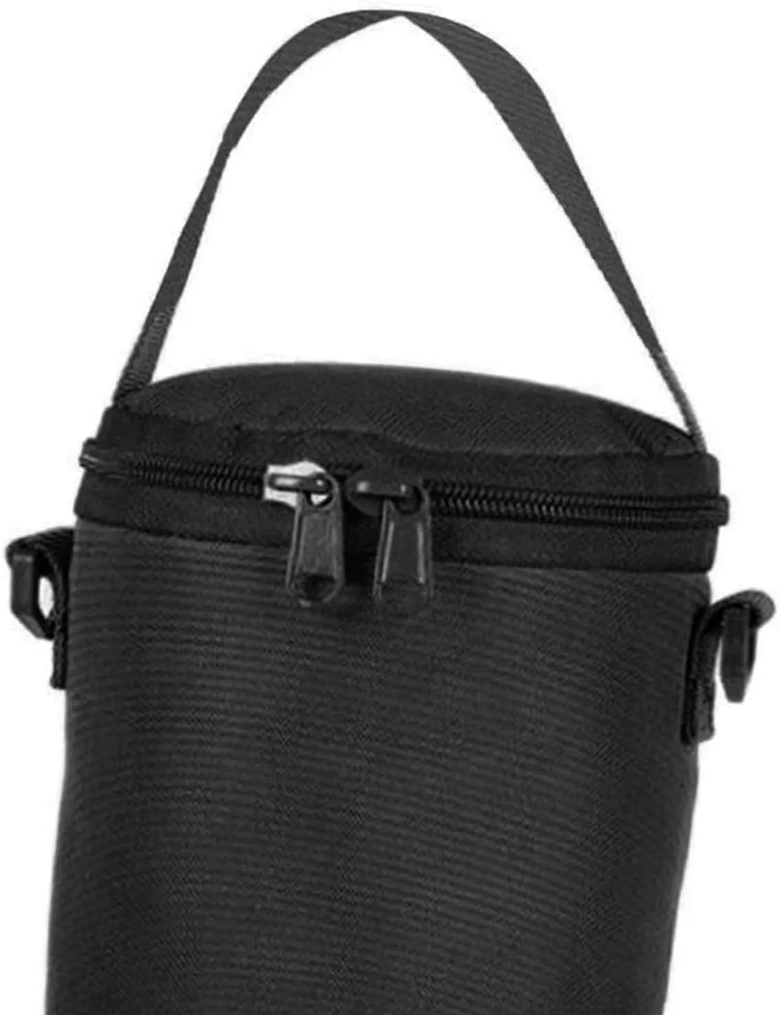 Camping Gas Tank Carrying Bag Lantern Storage Pouch Canister Fuel Cylinder Storage Bag for Outdoor, Black S