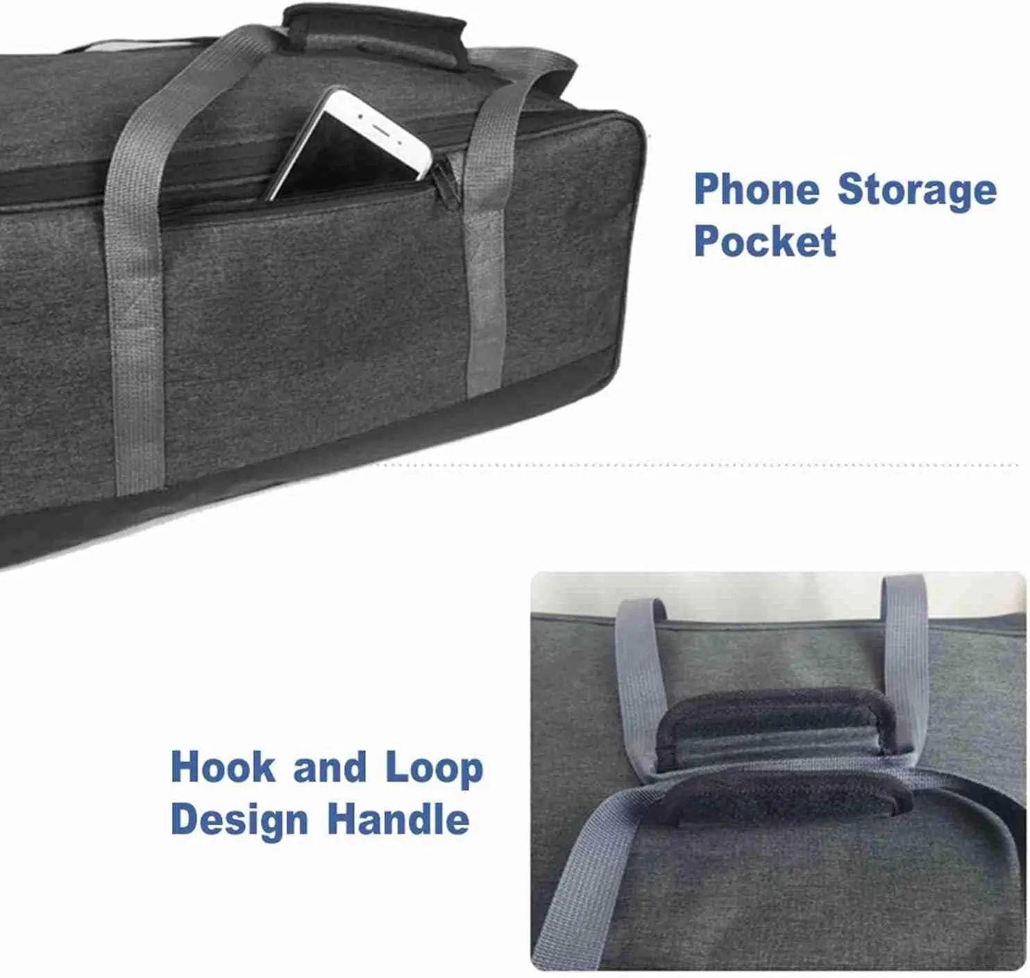 Camping Storage Bag, Camping Cooking Utensils Organizer Bag Camping Tote Camping Cooking Utensils Portable Camping Cookware Storage Bag for Outdoor Camping (L)