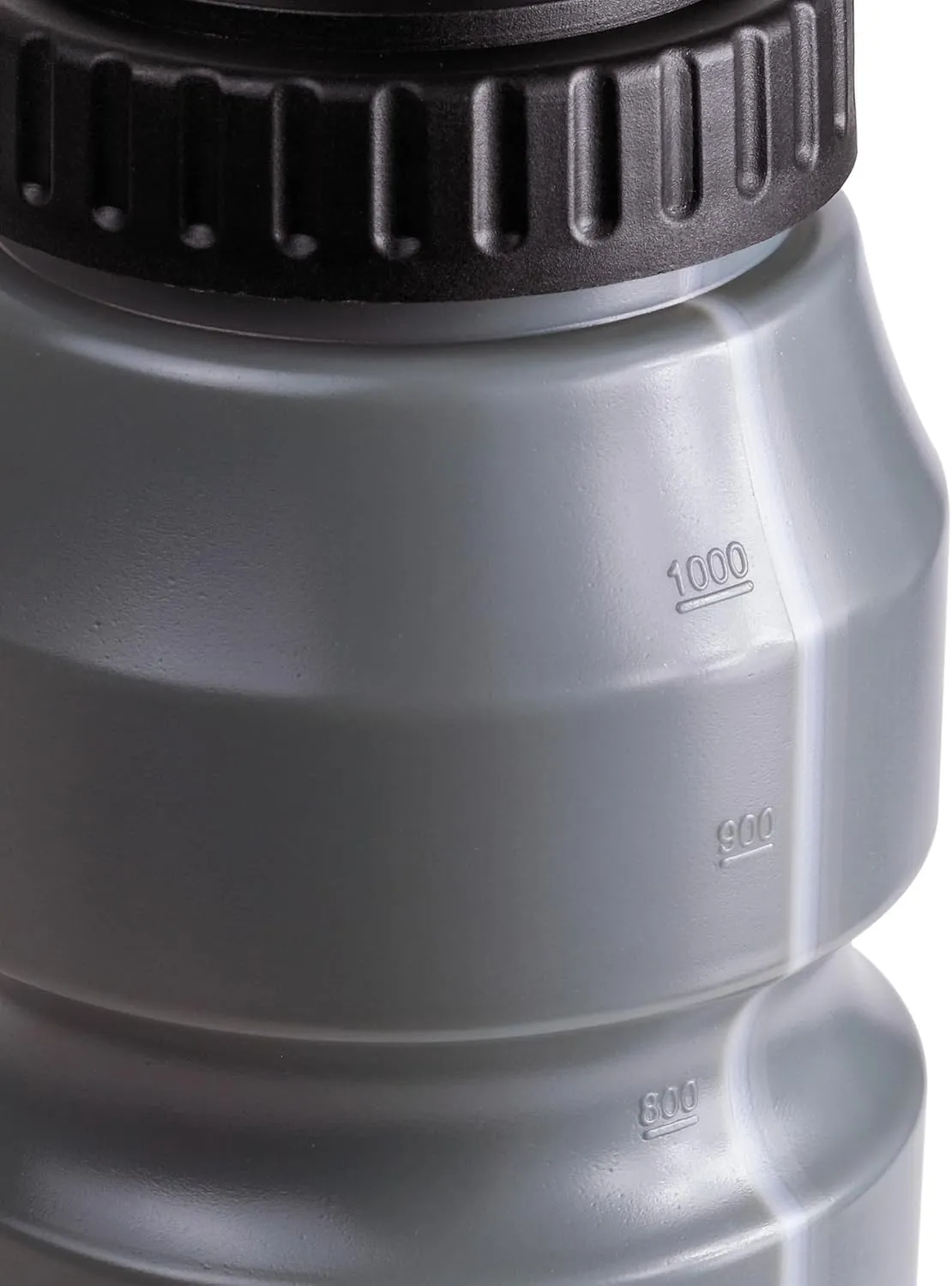 Cannon Sports 1 Liter Sports Water Bottle, BPA-Free, 34 Oz Capacity, Large Mouth, 2 lids (Straw and Squeeze), Great For Helmet Sports Such As Hockey, Lacrosse, Football, Boxing (2 Pack) (Gray)