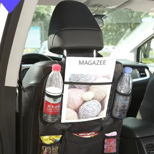 Car Backseat Organizer with Tablet Holder – Keep Your Car Clutter-Free!