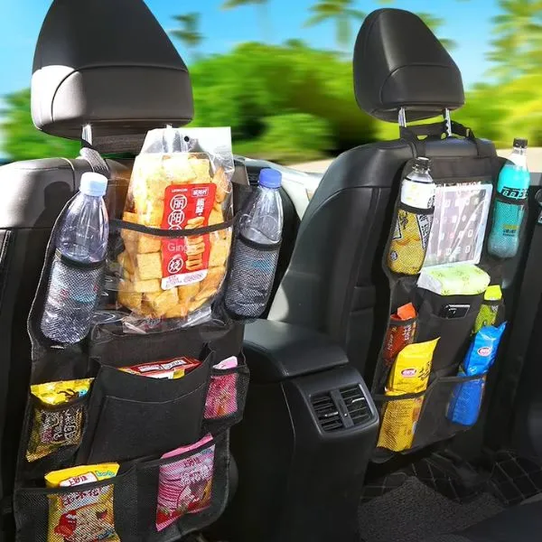 Car Backseat Organizer with Tablet Holder – Keep Your Car Clutter-Free!