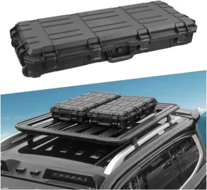 Car Roof Cargo Camping Box Lockable Storage Box with Hard-Shell Low Profile Cargo Case fits for Sorento