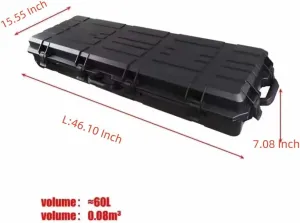 Car Roof Cargo Camping Box Lockable Storage Box with Hard-Shell Low Profile Cargo Case for Mitsubishi Outlander Sport ASX 2011-2023 2024
