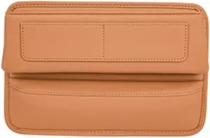 Car Seat Storage Box for Mercury Colony Park/Comet/Cougar/Custom/Eight/Monterey, Car Console Side Pocket with USB Charging Hole Car Interior Accessories,A Brown