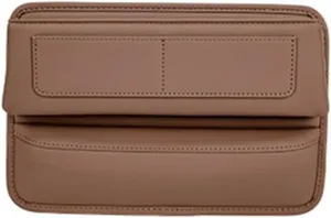 Car Seat Storage Box for Mercury Grand Marquis/Marquis/Monarch/Montclair/Montego, Car Console Side Pocket with USB Charging Hole Car Interior Accessories,C Coffee