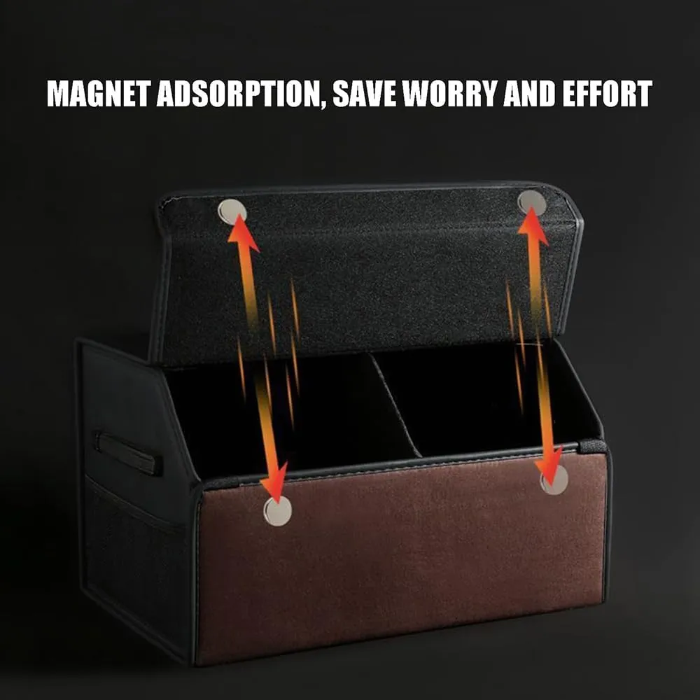 Car Trunk Storage Box for Aston Martin DB11,Foldable Storage Organiser Bag Trunk Boot Tidy Organiser Durable Large Volume Internal Accessories,75 * 31 * 30cm-B