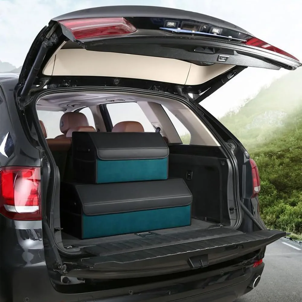 Car Trunk Storage Box for Aston Martin DB11,Foldable Storage Organiser Bag Trunk Boot Tidy Organiser Durable Large Volume Internal Accessories,75 * 31 * 30cm-B