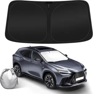 Car Windshield Sun Shade Compatible with 2022 2023 2024 2025 Lexus NX NX250 NX350 NX350h NX450h  Accessories Foldable Front Window Sunshade Custom for Lexus NX Windshield Sun Visor