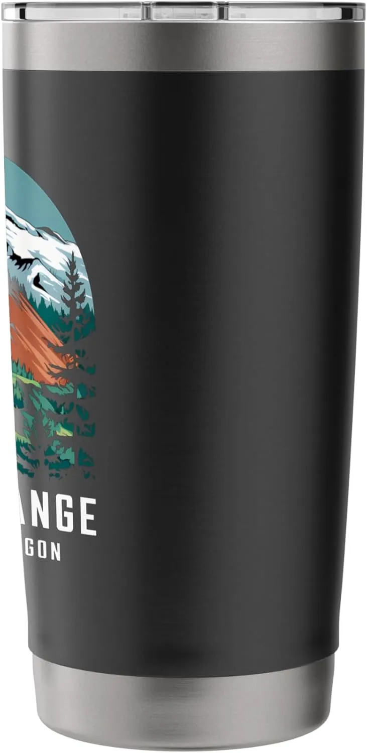 Cascade Range Washington Oregon Hiking Camping Mountain Love Stainless Steel Insulated Tumbler