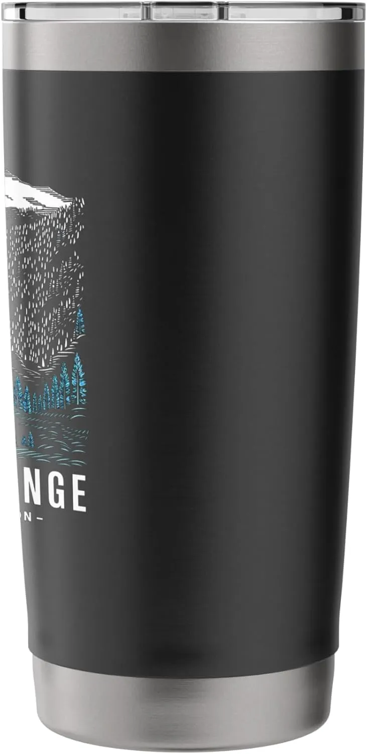Cascade Range Washington Oregon Hiking Camping Mountain Love Stainless Steel Insulated Tumbler