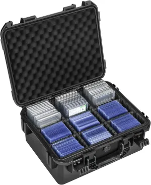 Case Storage for Graded Sports Cards - PSA Baseball, Basketball, Football Trading Card Holder, Waterproof Protective Organizer Box for Zion, Slab, Top Loader, Magnetic