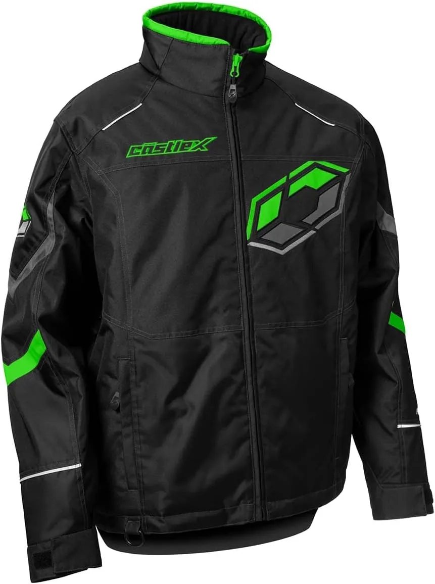 Castle X Men's Platform G7 Jacket (Black/Green - Large)