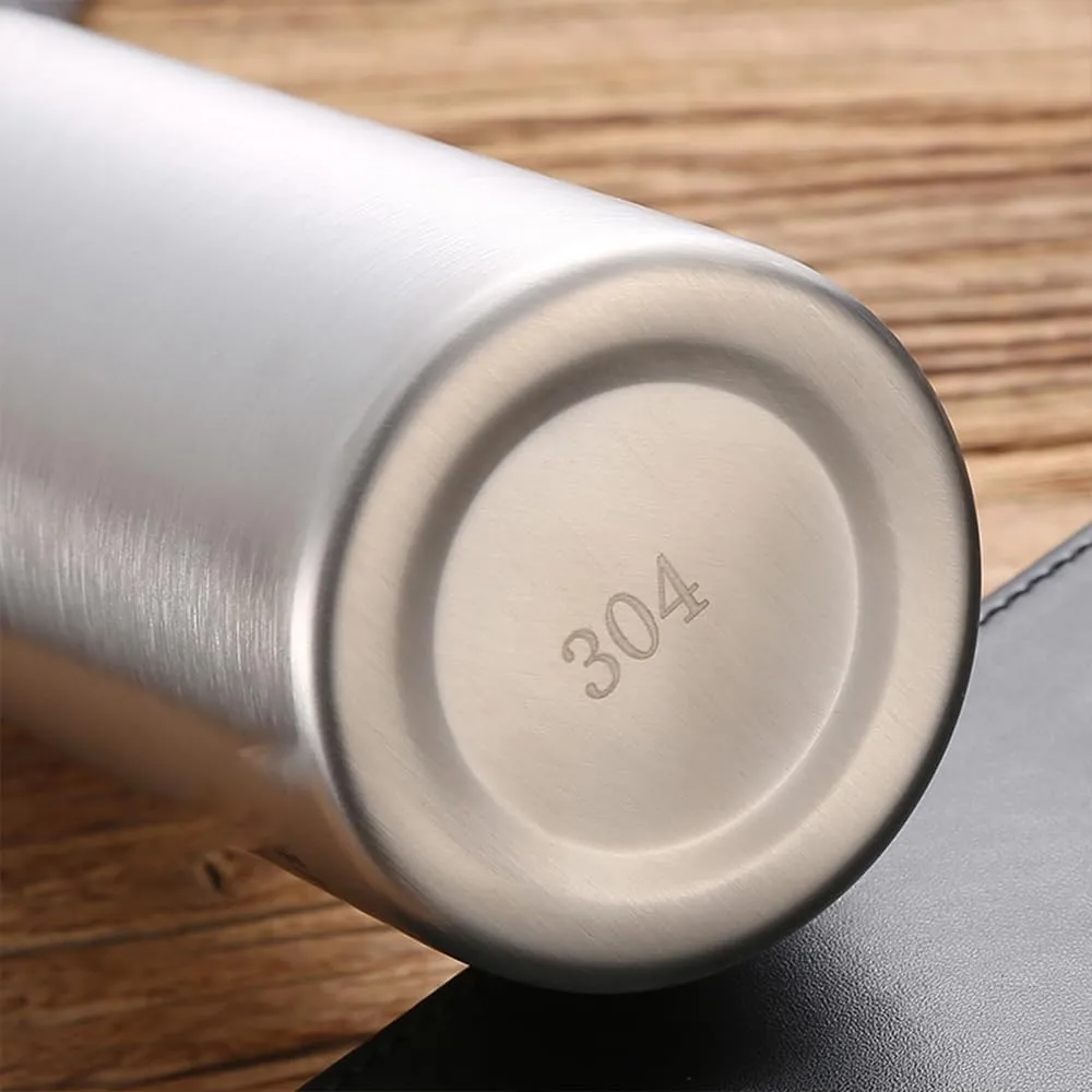 CDJ 68 oz Single Walled Stainless Steel Leak Proof Sports Water Bottle 18/8(304) metal water bottle for Cyclists, Runners, Hikers, Beach Goers, Picnics, Camping - BPA Free