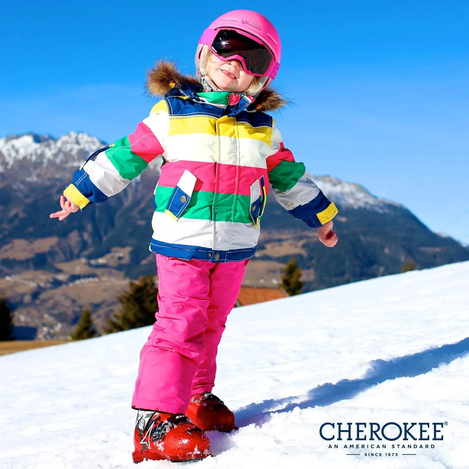 Cherokee Kids' Snow Pants - Boys and Girls Insulated Heavyweight Water-Resistant Ski Pants (4-18)