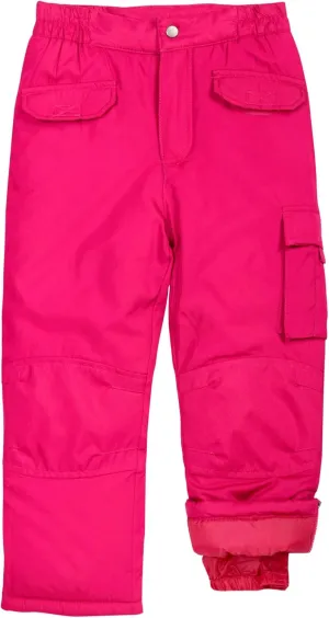 Cherokee Kids' Snow Pants - Boys and Girls Insulated Heavyweight Water-Resistant Ski Pants (4-18)
