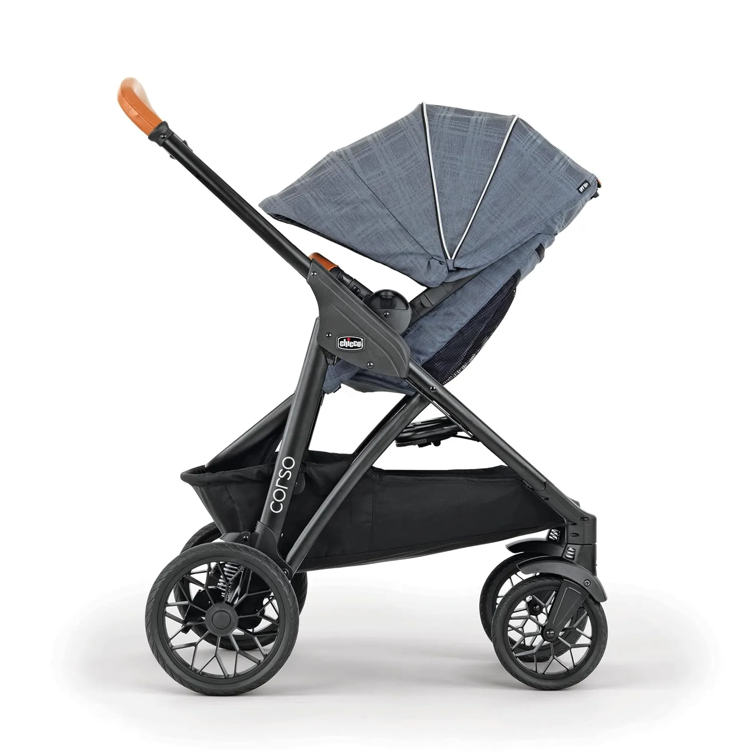 Chicco Corso LE Modular Travel System, Corso LE Stroller with KeyFit 35 Infant Car Seat and Base, Stroller and Car Seat Combo, Infant Travel System | Veranda/Grey