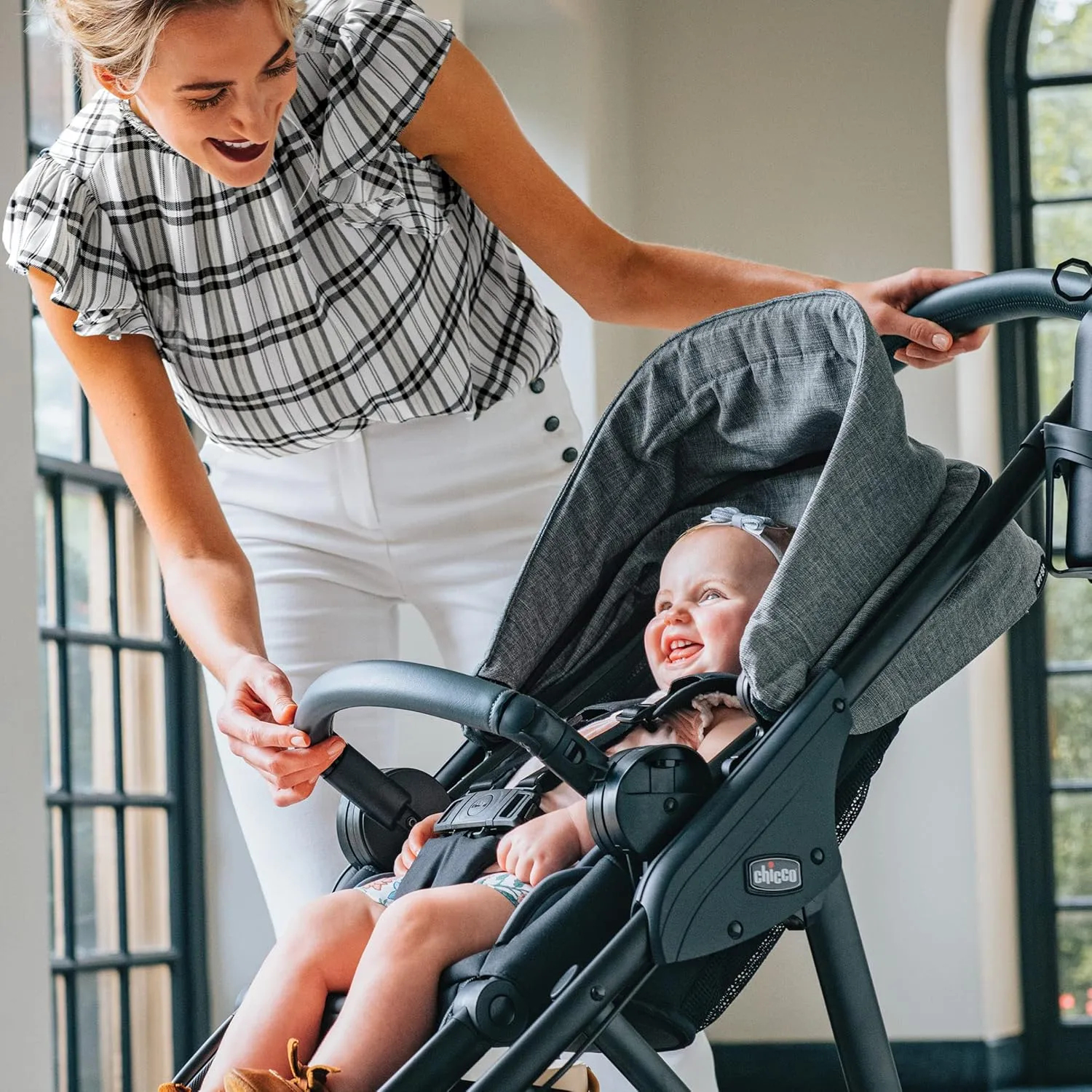 Chicco Corso Primo ClearTex Travel System - Aspen | Black