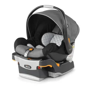 Chicco KeyFit® 30 Infant Car Seat and Base, Rear-Facing Seat for Infants 4-30 lbs., Infant Head and Body Support, Compatible with Chicco Strollers, Baby Travel Gear | Orion/Grey