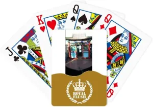 China Style Photography Scenery Boat Fishing Royal Flush Poker Playing Card Game